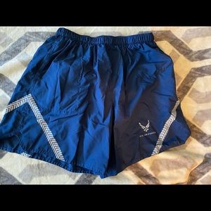 Air Force PT shorts, will fit men or women